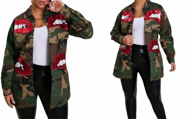 ARMY FATIGUE LIP JACKET